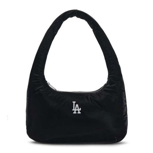 Túi Đeo Vai Nữ MLB Basic Luxleisure Nylon Hobo Bag Los Angeles Dodgers 3ABQS044N-07BKS Màu Đen