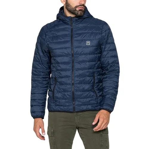 Áo Khoác Phao Nam Carrera Jeans Ultralight Water Resistant Jacket 4081417X_665 Màu Xanh Navy