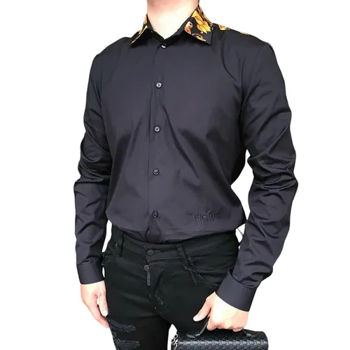 Áo Sơ Mi Nam Versace Long Sleeve 1014376 Màu Đen
