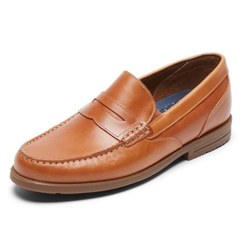 Giày Lười Nam Rockport Preston Penny Loafer Màu Nâu Size 40
