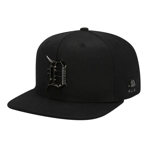 Mũ MLB Detroit Tigers Metal One-Point Snapback Black 3ACPS571NGP004 46BKS Màu Đen