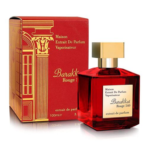 Nước Hoa Unisex Fragrance World Maison Vaporisateur Barakkat Rouge 540 Extrait De Parfum 100ml