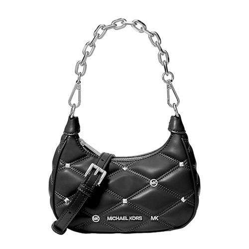 Túi Đeo Vai Nữ Michael Kors MK Cora Extra-Small Quilted Shoulder Bag 35H3S4CC5U Màu Đen