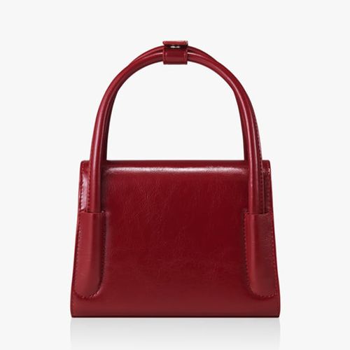 Túi Xách Nữ Find Kapoor Marty Bag 18 Crinkled Red Màu Đỏ Rượu